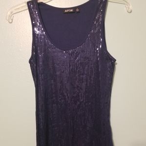 Navy blue Apt. 9 seqin tank top